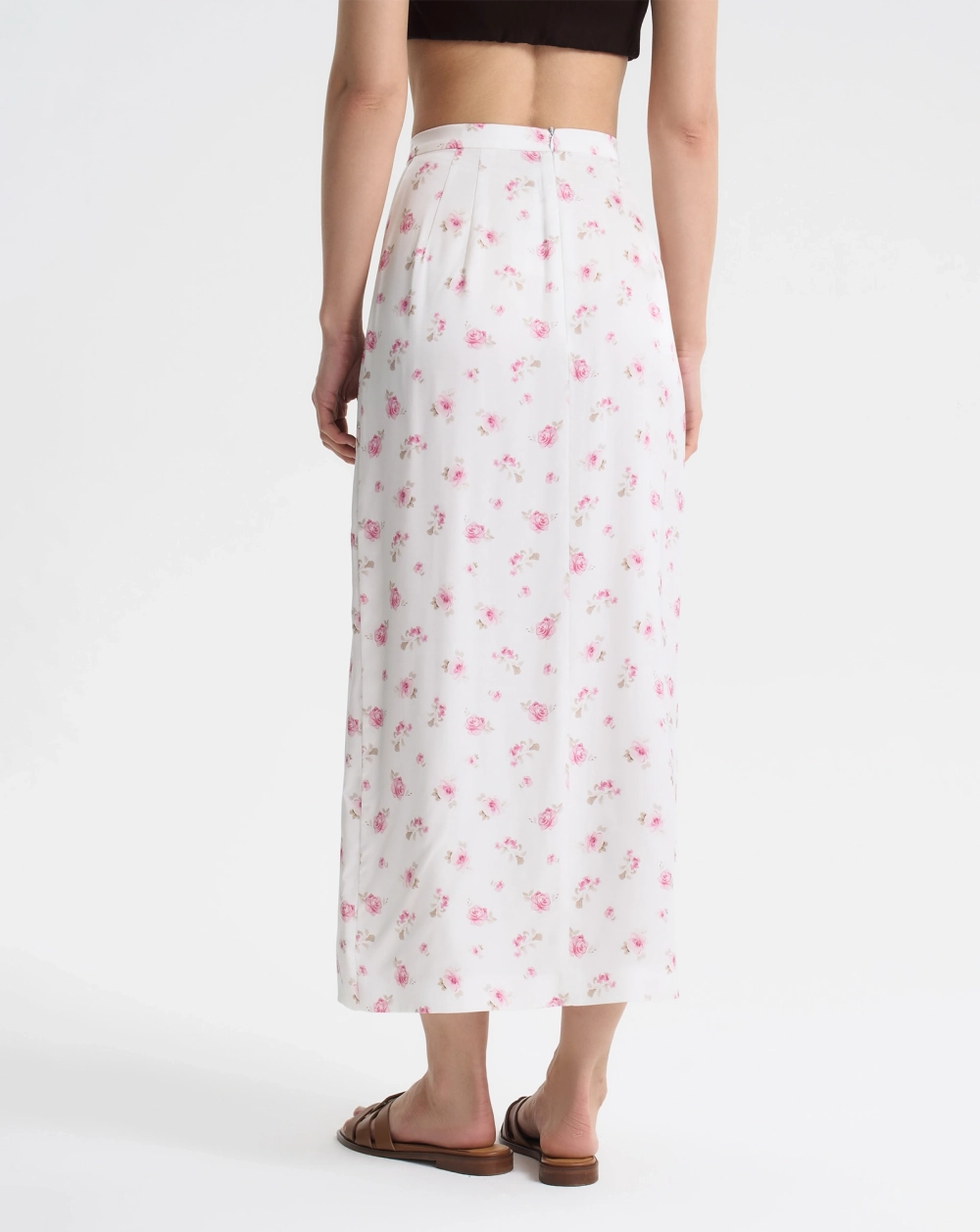 Юбка-миди с завязками