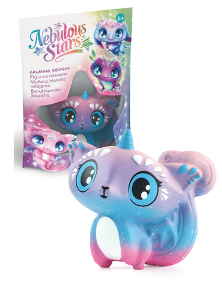 Детская игрушка Антистресс сквиш Стелла, серия Space, марка Nebulous Stars