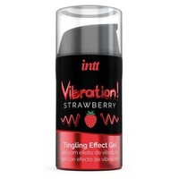 Жидкий интимный гель с эффектом вибрации INTT Vibration! Strawberry 15мл