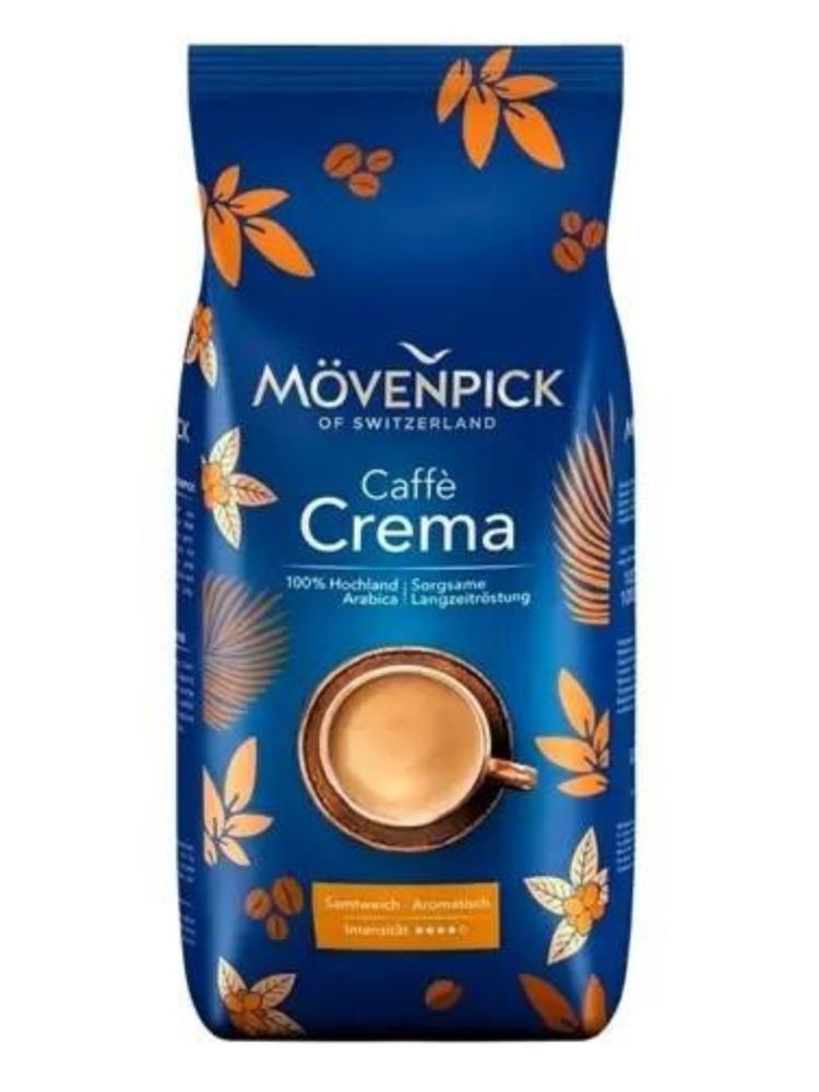 Кофе в зернах Movenpick Caffe Crema 1000 г, 2 шт