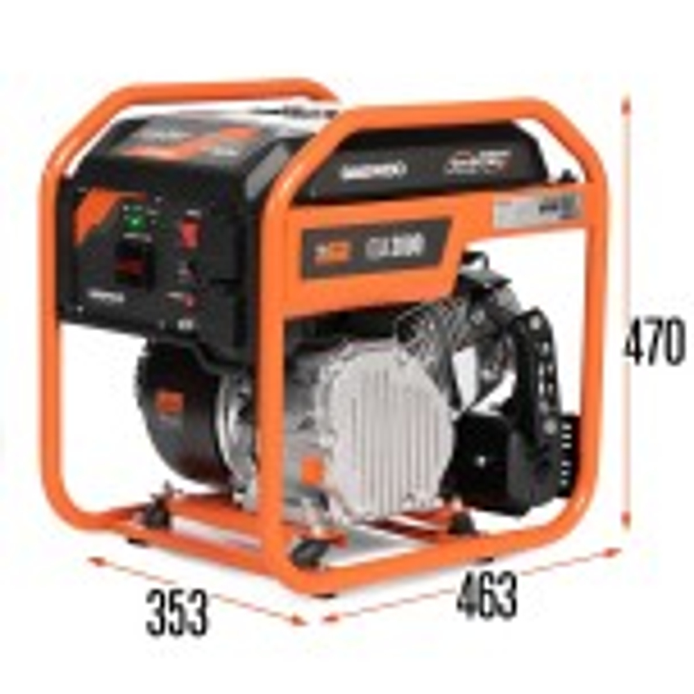 Генератор бензиновый DAEWOO GDA 3800 i инверторный GDA 3800i