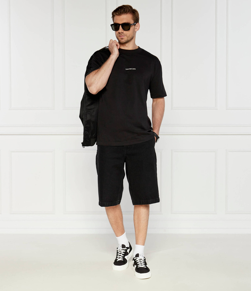 Джинсовые шорты CALVIN KLEIN JEANS - графитовый(J30J326321)