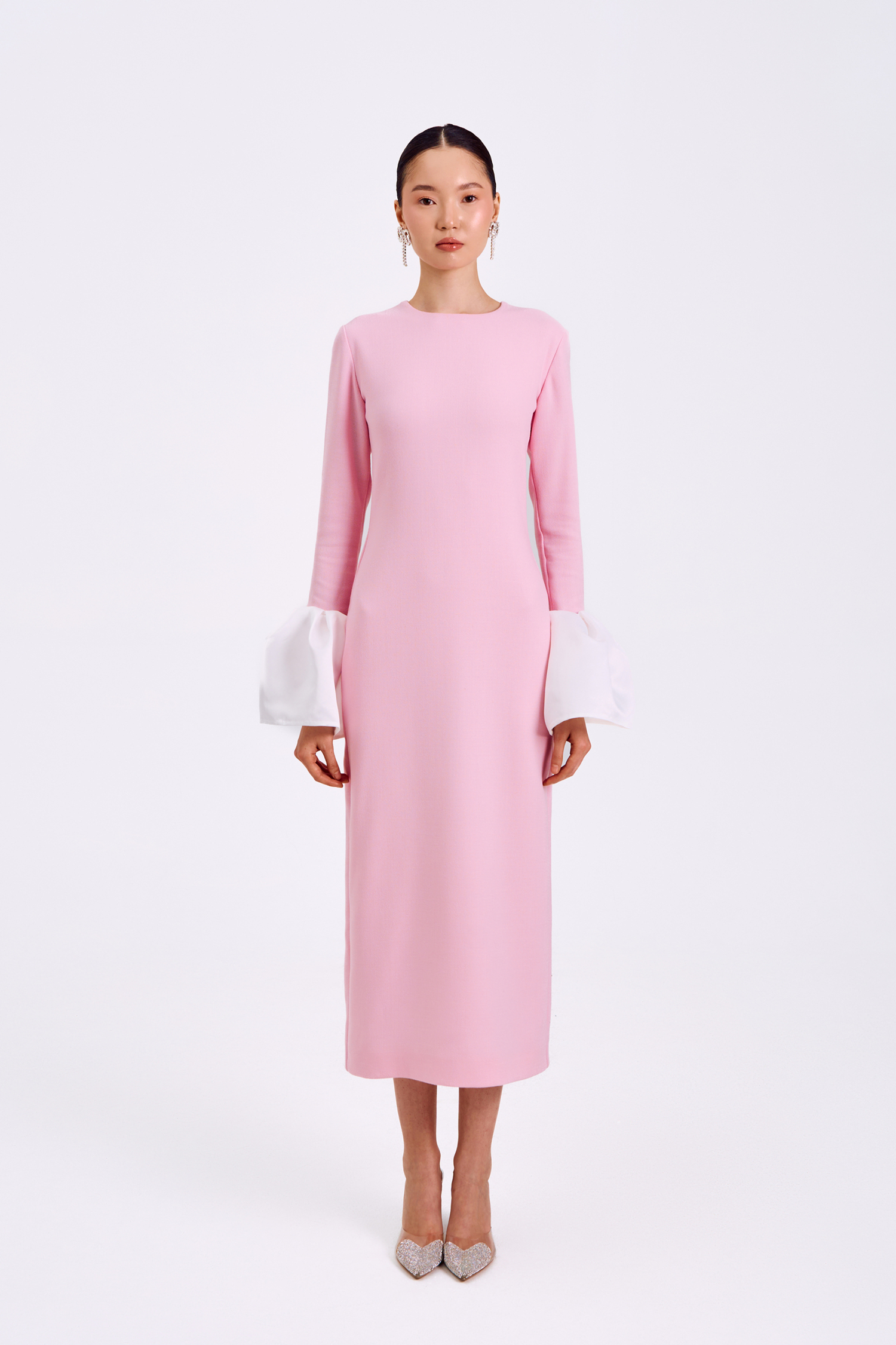 платье Колокольчик розовое