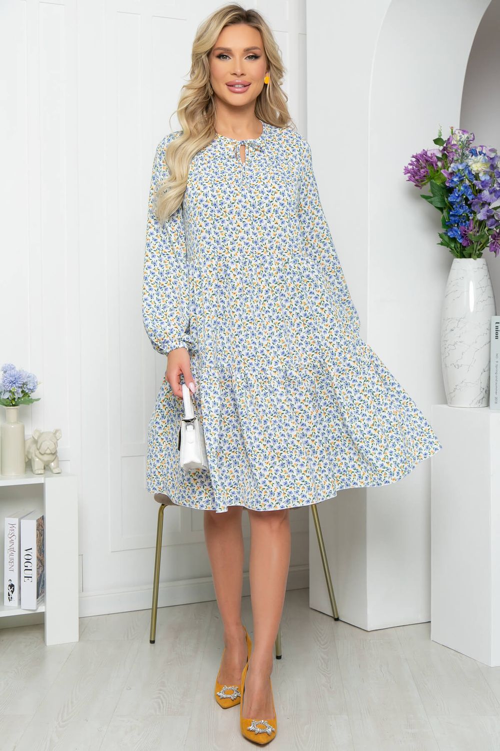 Платье "Парадиз" (цветочный луг) П8562 LT Collection