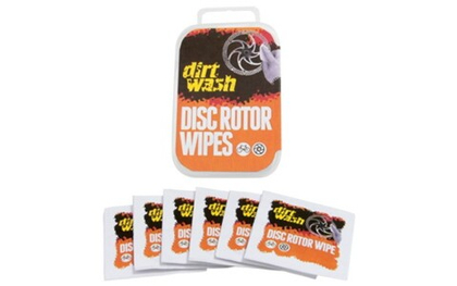 Очищающие салфетки для тормозных ротора или ободов DIRTWASH Weldtite