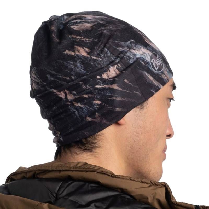 Двухслойная полиэстровая шапка Buff Hat reversible polyester Blaise Black Фото 2