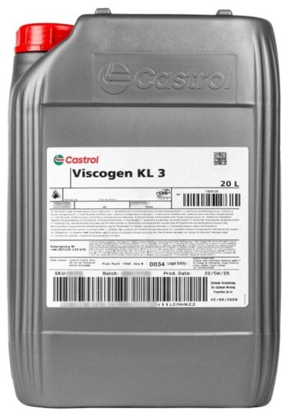 Castrol Viscogen KL 3 синт.цепное (20л)