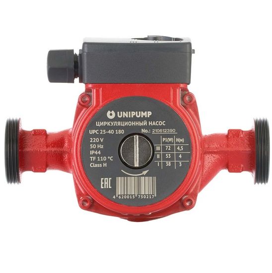 Циркуляционный насос Unipump UPC 25-40 180 с гайками