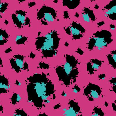 Розовый леопард