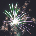 Батарея салютов "Снежная королева" 30 залпов, веер