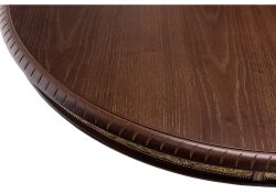 Деревянный стол Кантри 160(200-240)х107х78 орех с золотой патиной