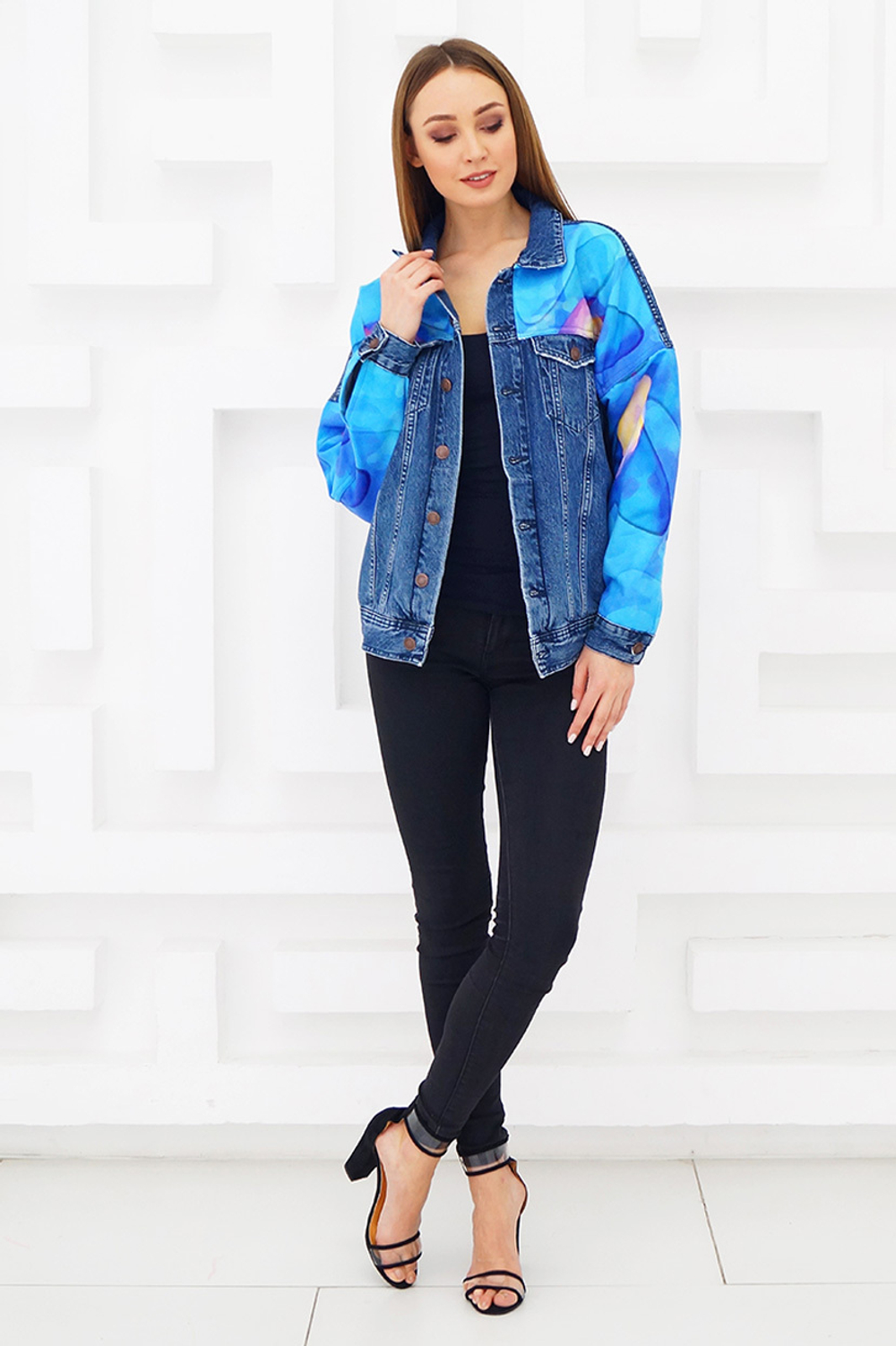 LIGVIANNI Джинсовая куртка Denim Jacket Tiger