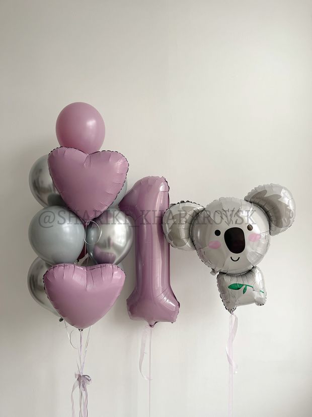 "Пушистое солнышко" (набор из 12 шаров. Коала) №8064