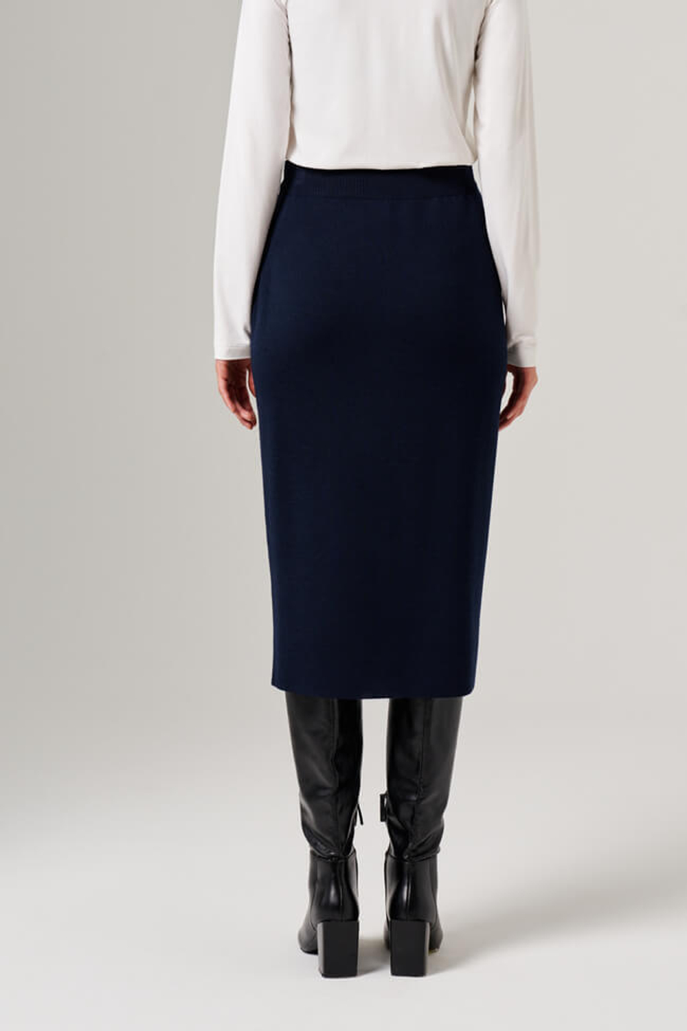 4865 Юбка женская (синий)