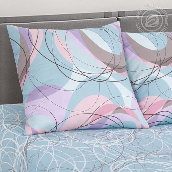 Полуторный комплект постельного белья Вальс бязь Премиум наволочки 70x70 см