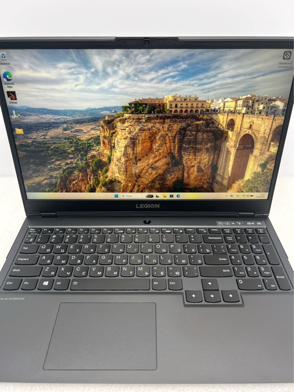 Ноутбук Lenovo Legion 5-15ARH05H (82B1000PRU) 15.6"/AMD Ryzen 7 4800H/RAM 16GB/SSD 1024GB/GeForce GTX 1660 Ti 6 ГБ/1920*1080/IPS 144hz/Windows 11/Подсветка кл-ры: LED/темно-синий. Состояние: B1