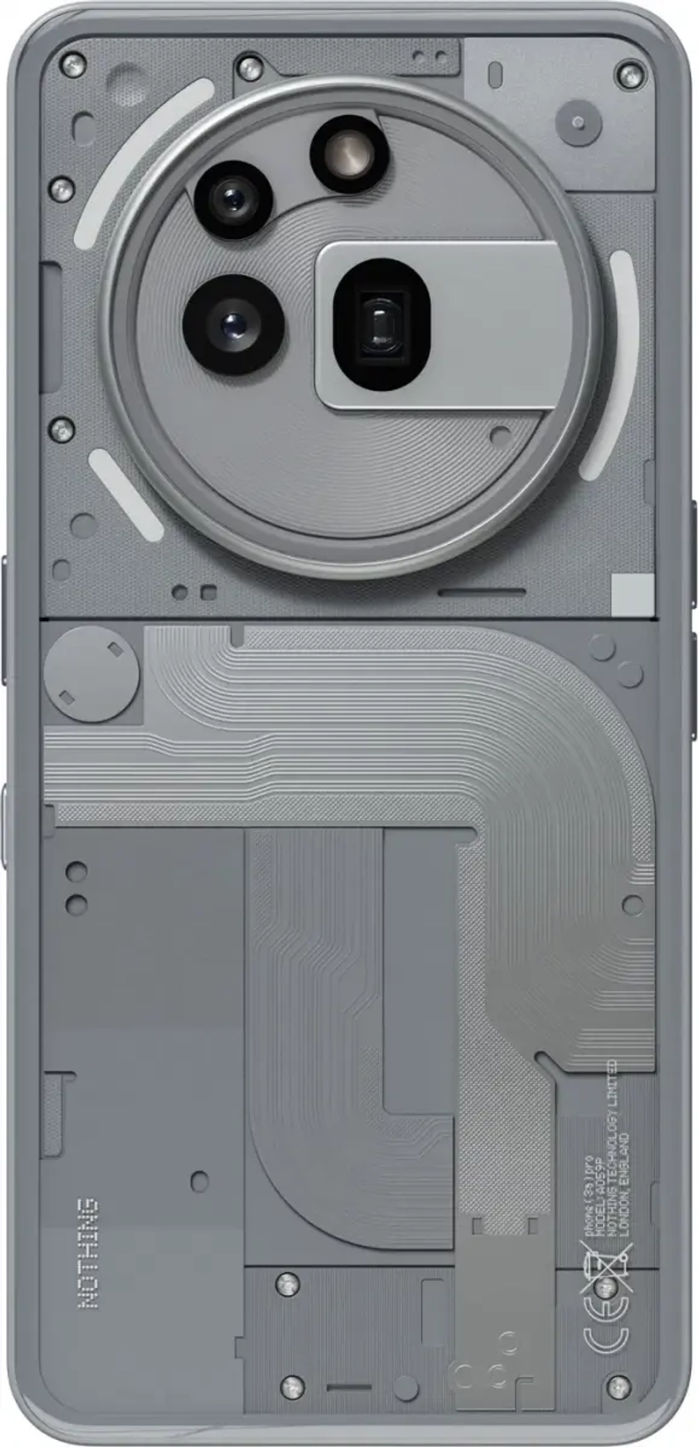 Смартфон Nothing Phone (3A) Pro 12/256Gb, Grey