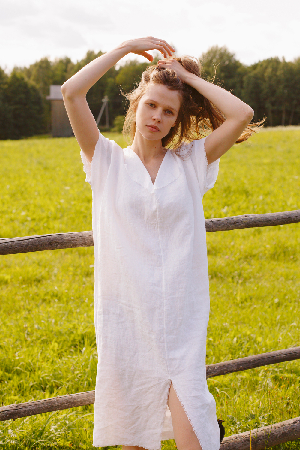 Linen nightgown