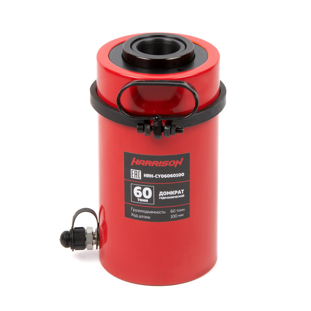 HRH-CY06060100 Домкрат гидравлический с полым штоком, однополостной 60 т, ход 100 мм