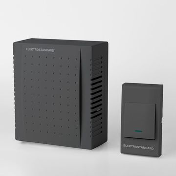 Звонок электромеханический DBQ26M WM 1M IP44 черный Elektrostandard