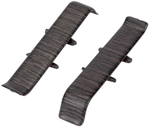 Соединитель плинтуса Деконика 70мм 303 Венге темный