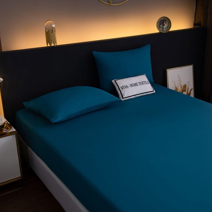 Комплект постельного белья на резинке Однотонный Сатин «Природная энергия»