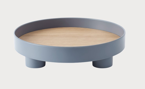 Поднос MUUTO пластик/шпон/blue grey 300х300х72h коллекция Platform