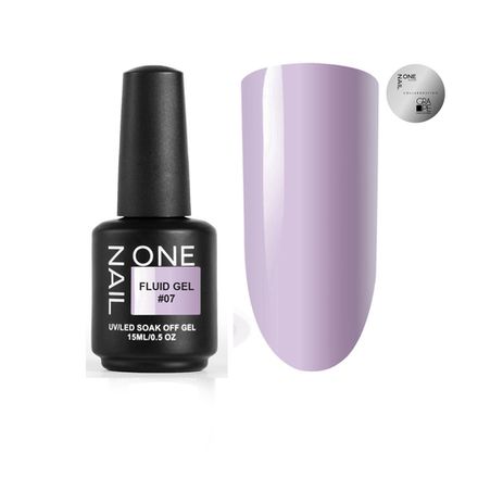 OneNail & Grape Professional Fluid Gel #07 - Гель жидкий, холодный, 15мл