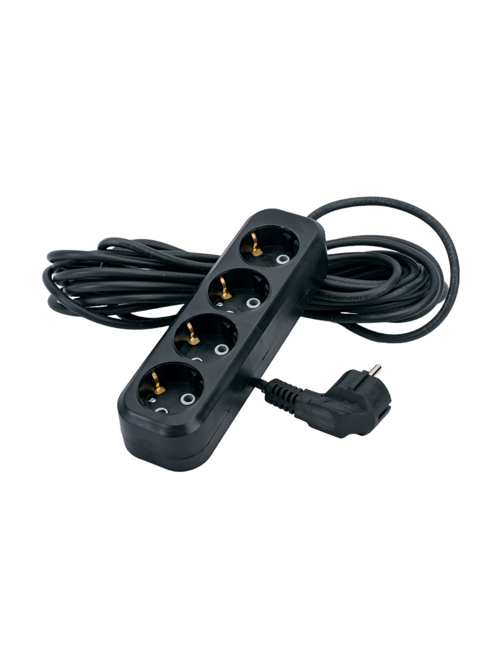 Бытовой удлинитель Gigant с заземлением ПВС 3x0,75 4 гнезда 7м 80089