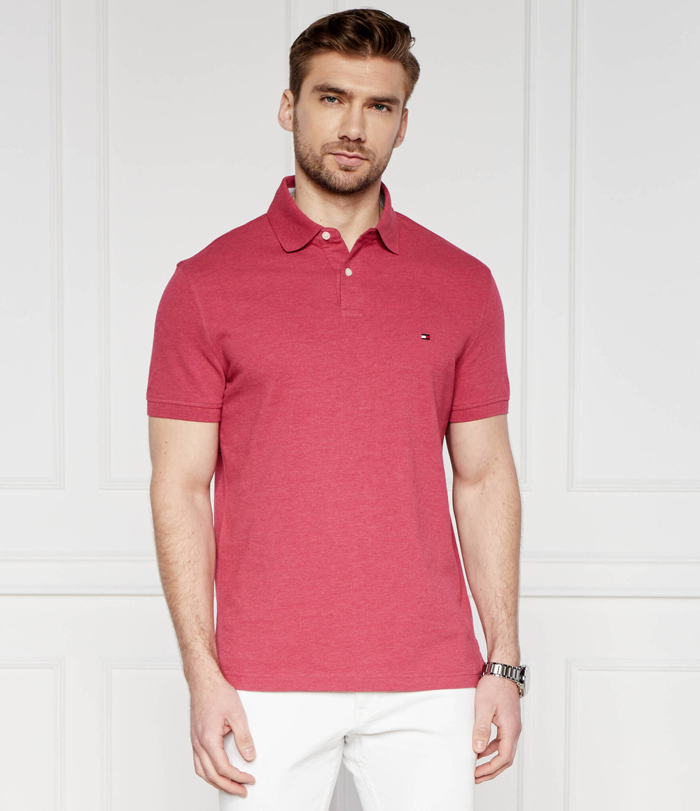 Поло 1985 года Tommy Hilfiger - бордовый(MW0MW17770)