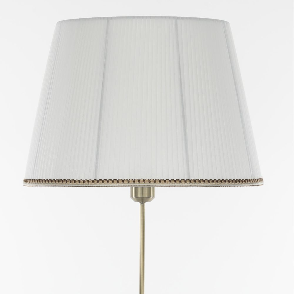 Citilux Линц CL402980 Торшер бронза с белым абажуром