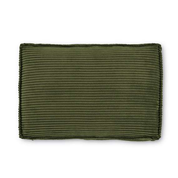 Подушка Blok из вельвета зеленого цвета 40 x 60 см