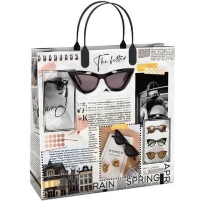 Пакет мягкий пластик 30х30 (150 мкм) "Люкс" лам. (10/40 шт.) Интерпак