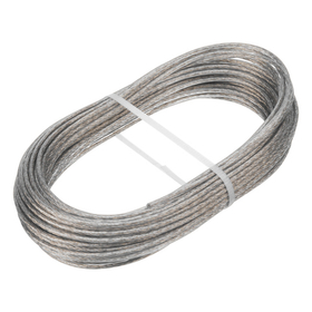 Трос металлополимерный прозрачный ПР-3.0, толщина 3.0 мм, моток 20 метров Сибртех 47629