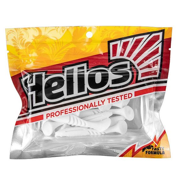 Виброхвост Slash 2,64&#39;/6,7 см White 10шт. (HS-19-001) Helios