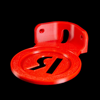 Подставка настенная угловая для Яндекс станции Мини2 (Яндекс-Алиса), красная