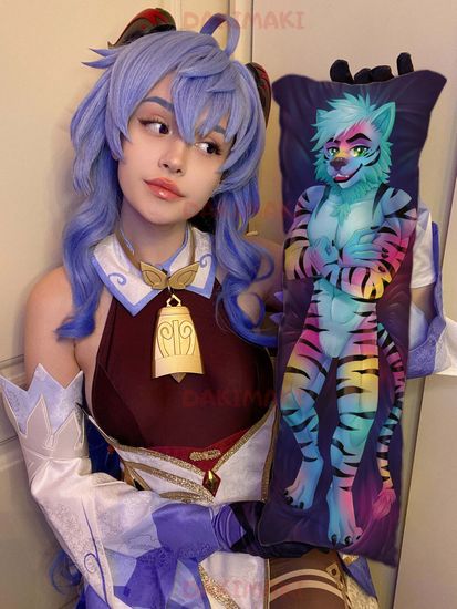 Мини дакимакура Фурри из Фурри арт. M0676, 60х20 см