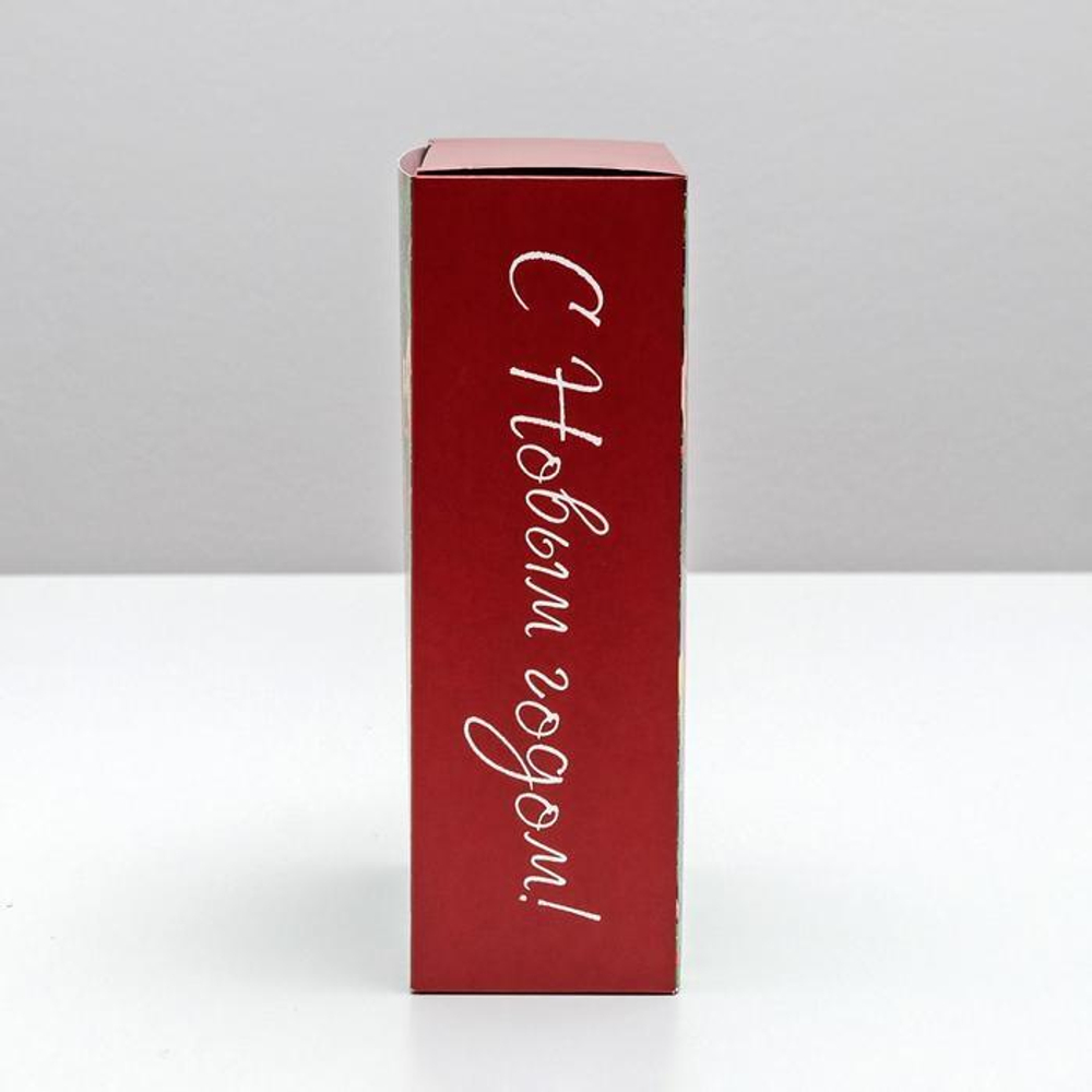 Коробка складная одиночная Прямоугольник «Новогодняя сказка», 23*16*7,5 см, 1 шт.