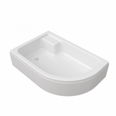 Поддон душевой 120х80 средний левый акриловый