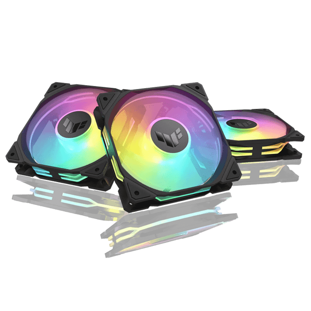 Вентилятор для корпуса ASUS TUF GAMING TR120 FAN ARGB BLACK 3IN1 120x120x28 AuraSync TR120-1/BK/3 IN
