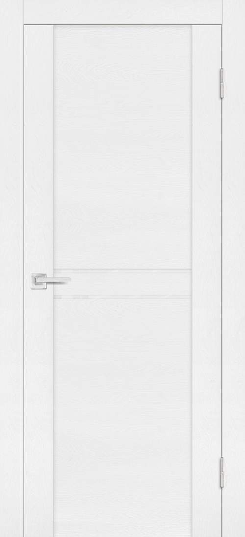 Дверь PST-4 / Цвет белый ясень / белоснежный лакобель / Двери PROFILO PORTE