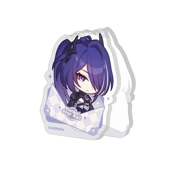 Зажим акриловый Honkai Ахерон Acheron Nameless Guest's medal series 45707 (10013160/080525/5198437/1, Китай)