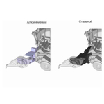Кронштейн левой опоры 1118 Калина, Калина2, 2190 Гранта, Datsun (МКПП тросиковая) АВТОПРОДУКТ
