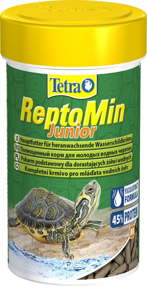 Tetra ReptoMin Junior  корм в виде палочек для молодых водных черепах 250 мл