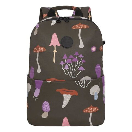 Рюкзак городской 24*34*12см Grizzly "Грибы" полиэстер