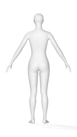 3D аватар манекена Моника