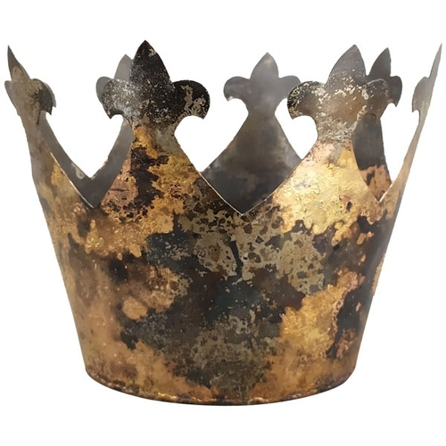 Декор "Корона" антик большая 15x15x21см