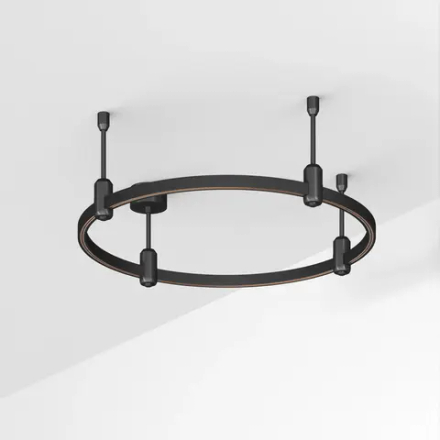 Основание ART-APRIORI-ROUND-ROD-200-R600 (BK) (Arlight, IP20 Металл, 3 года) 048494