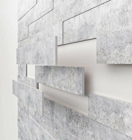 Панели МДФ 3D, Бетон Чикаго