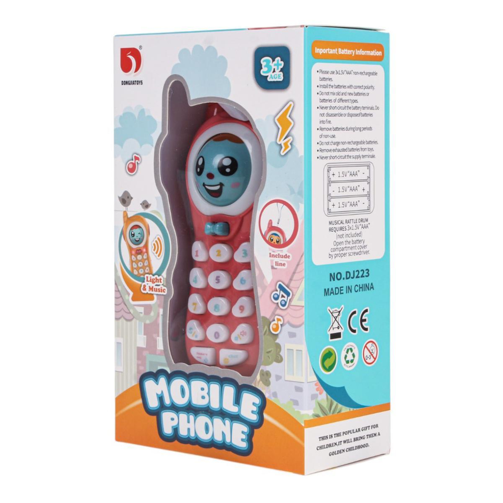 Телефон развивающий, коробка DJ223